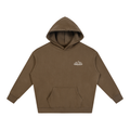 Mountain Graphic Oversize Fleeced Hoodie | Strong Routes
