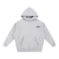 Mountain Graphic Oversized Boxy Fit Fleece Hoodie | Strong Routes