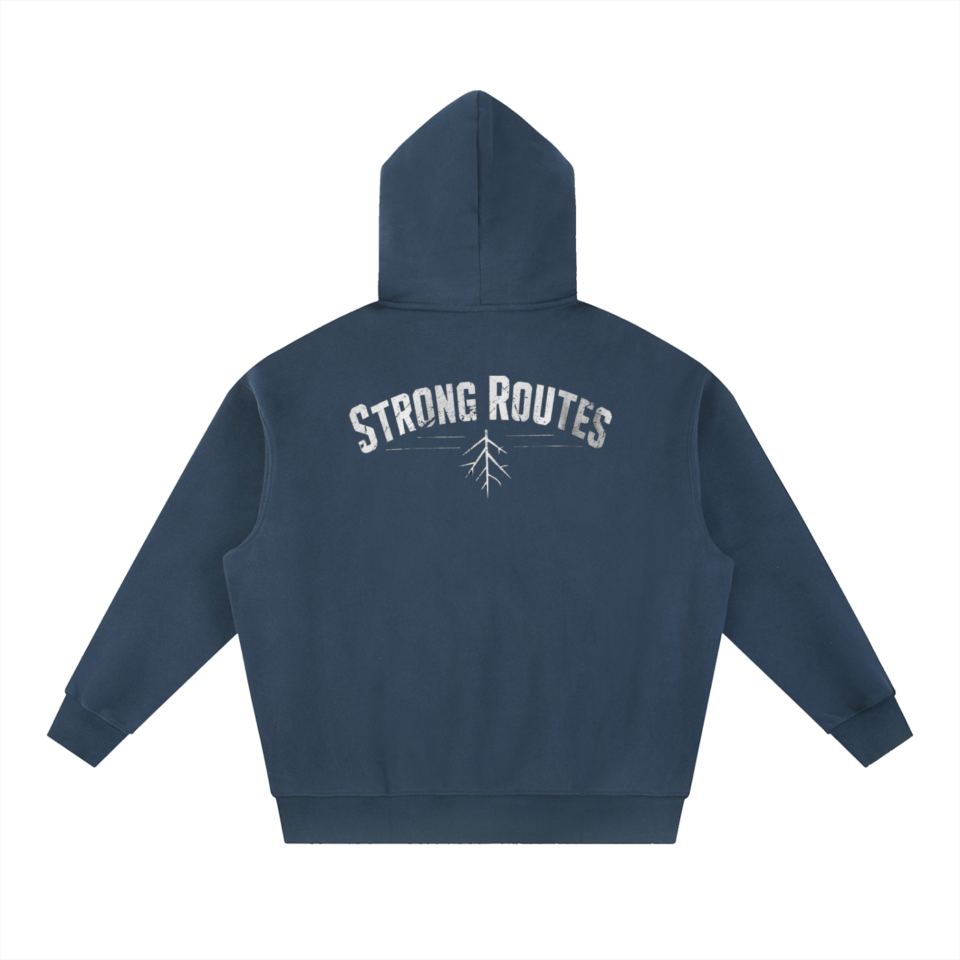 Oversized Boxy Fit Fleece Hoodie | Strong Routes