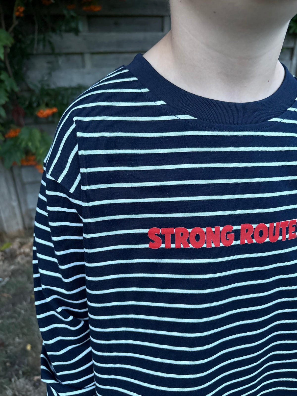 Striped Long Sleeve Top – Black & White