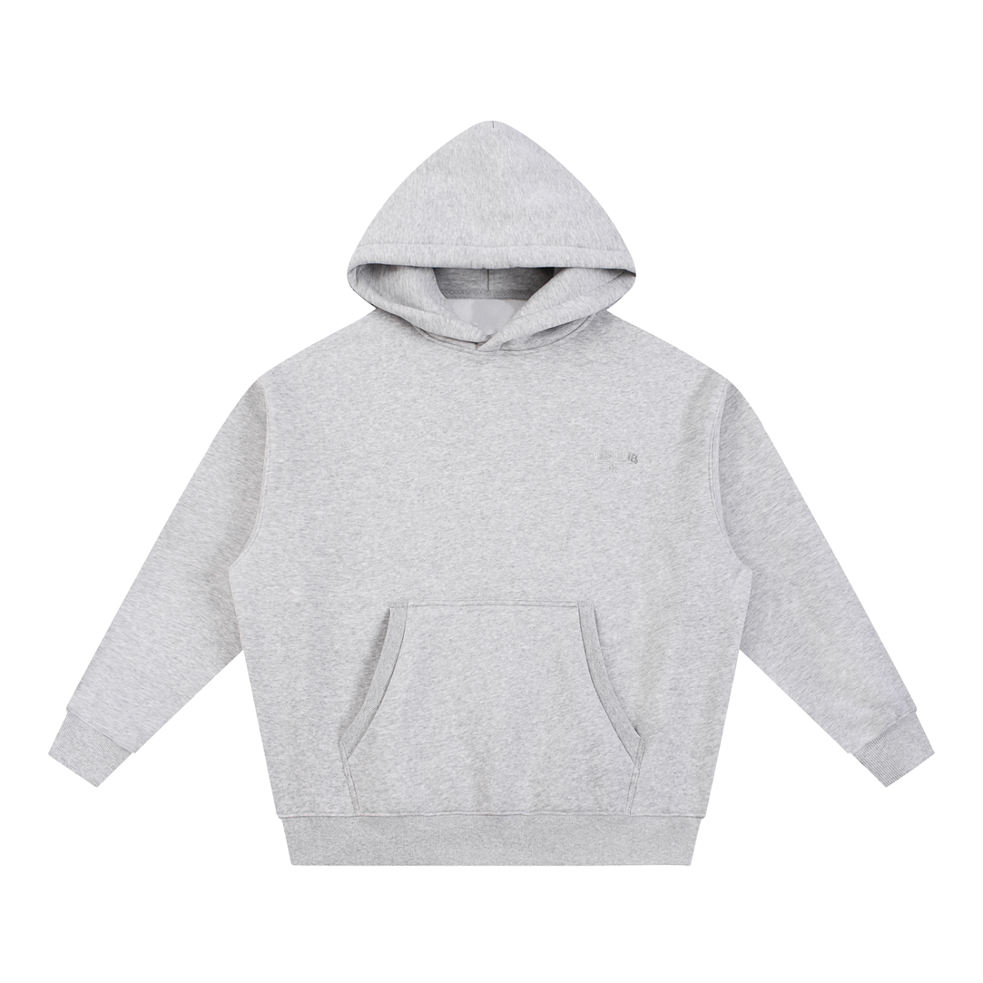 Oversized Boxy Fit Fleece Hoodie | Strong Routes
