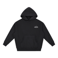 Mountain Graphic Oversized Boxy Fit Fleece Hoodie | Strong Routes