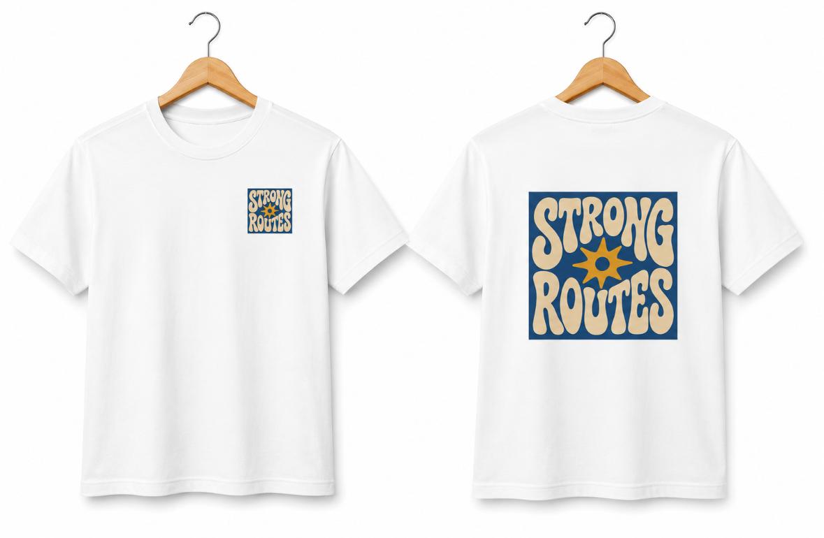 Strong Routes | Retro Sun T-Shirt
